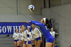 Volleyball vs Emerson  Wheaton College Women's Volleyball vs Emerson College. - Photo by Keith Nordstrom : Wheaton, Volleyball, VB2019